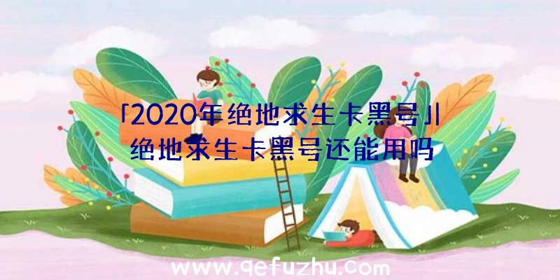 「2020年绝地求生卡黑号」|绝地求生卡黑号还能用吗